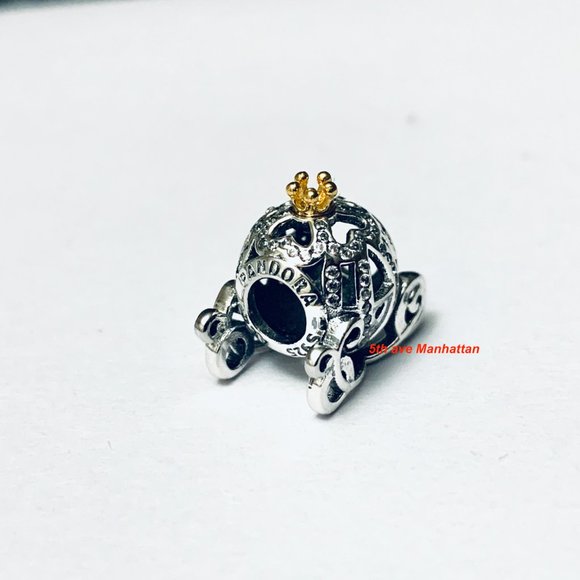 Pandora Charm CINDERELLA's PUMKIN Coach Disney - Picture 9 of 12